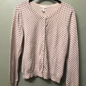 Polka dot cardigan